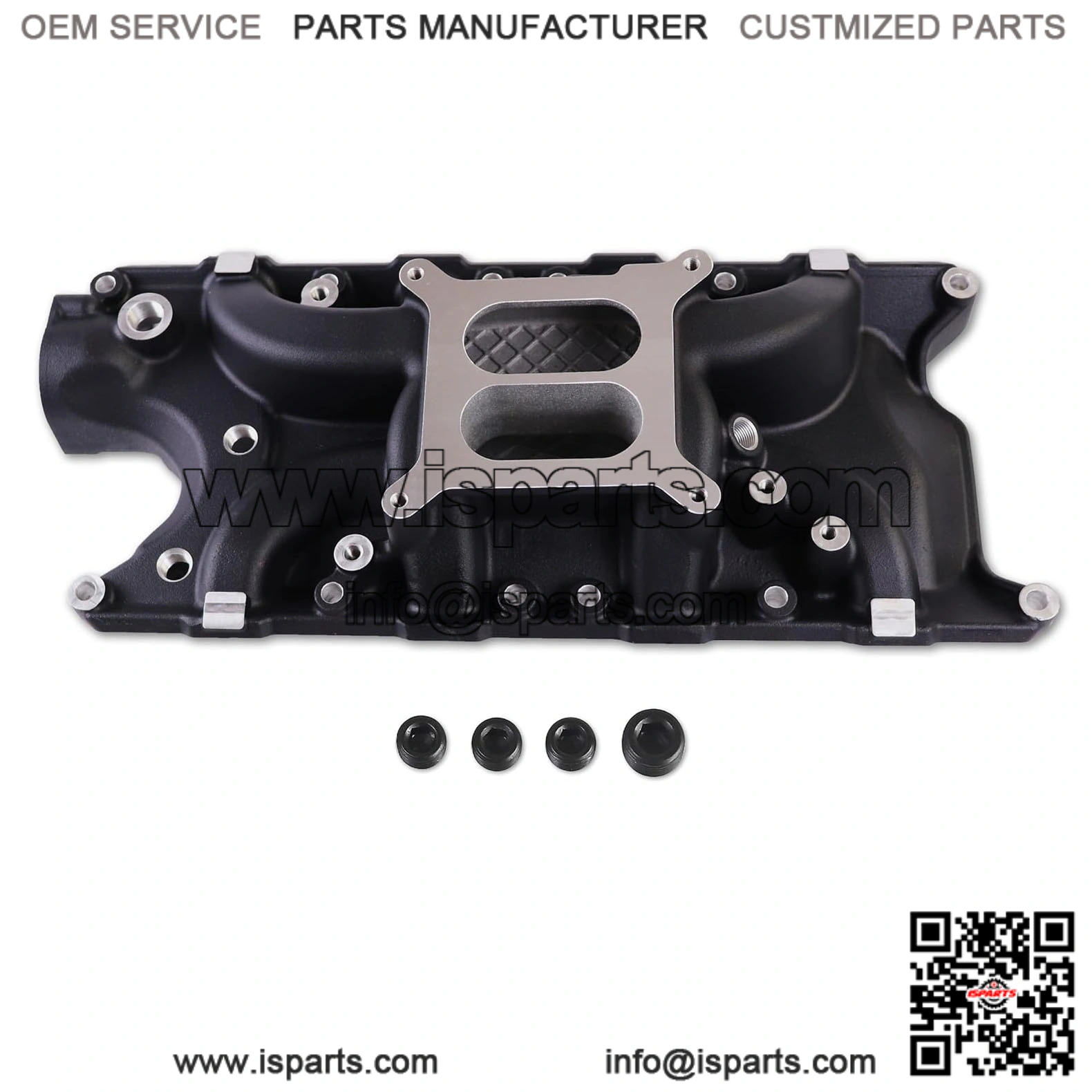 2121 8124 Intake Manifold ?C Aluminum Dual Plane Compatible with Ford Windsor Small Block SBF 1962-2001 260 289 302W V8 ?C Idle-6,500, DM-3212-N ?C Black