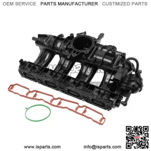 Intake Manifold with Solenoid Valve, Gaskets and Sensor ?C L4 2.0L Compatible with Volkswagen Jetta 2008-2014, Passat 2008-2010, Passat CC 2009-2012, Tiguan 2009-2017, Beetle 2012-2016, CC, Eos, GTI, and Audi A3, TT