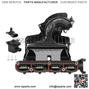 Intake Manifold with Runner Control Valve and MAP Sensor ?C Compatible with Chrysler, Dodge, Jeep Vehicles ?C Avenger, Caliber, Compass, Journey, Patriot, Sebring 2007-2017 ?C 2.4L 2.0L 1.8L