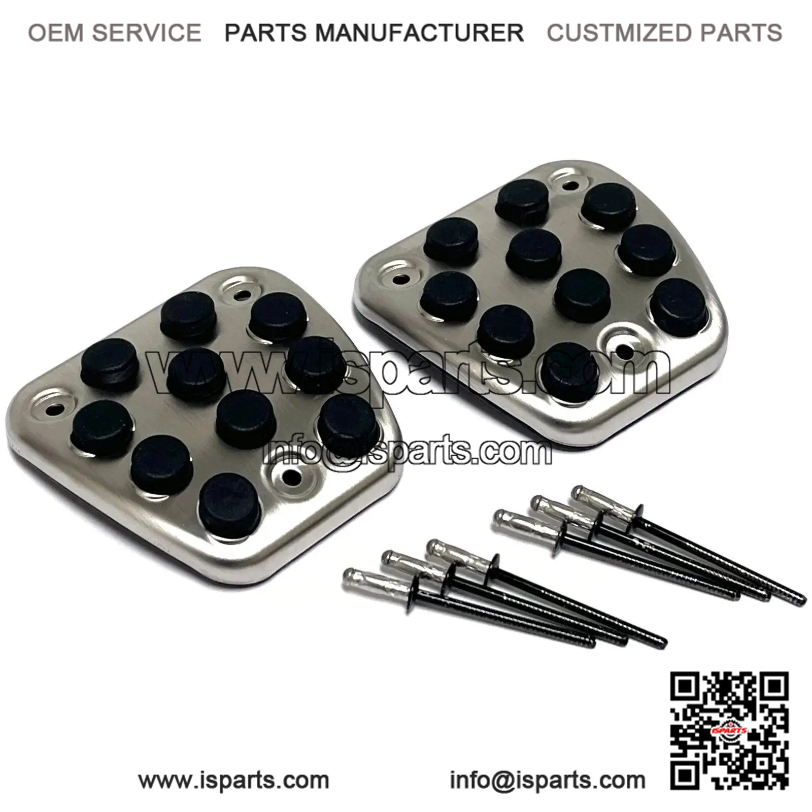 Brake Clutch Pedal Pad 46545-SNW-J21 x2 ?C HONDA CIVIC FD1 FD2 Type-R S2000 AP1 AP2