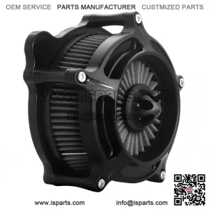 Black Air Intake Filter ?C for Harley Softail FLSTNI FXST Slim FLS 00-15