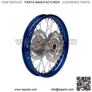 Complete 14" Blue Rear Wheel Assembly for 2021-2025 Yamaha YZ85 YZ 85