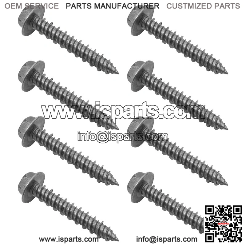 Polaris Clutch Cover Mounting Screw M6x35 Qty 8 7519330 Screw Bolts - Image 3