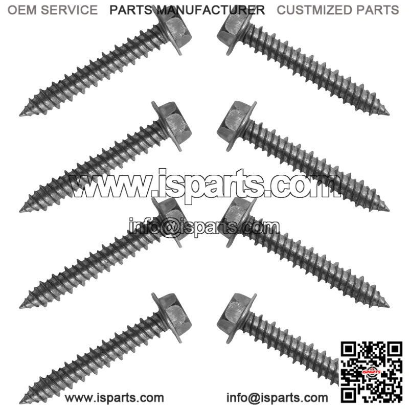 Polaris Clutch Cover Mounting Screw M6x35 Qty 8 7519330 Screw Bolts - Image 4