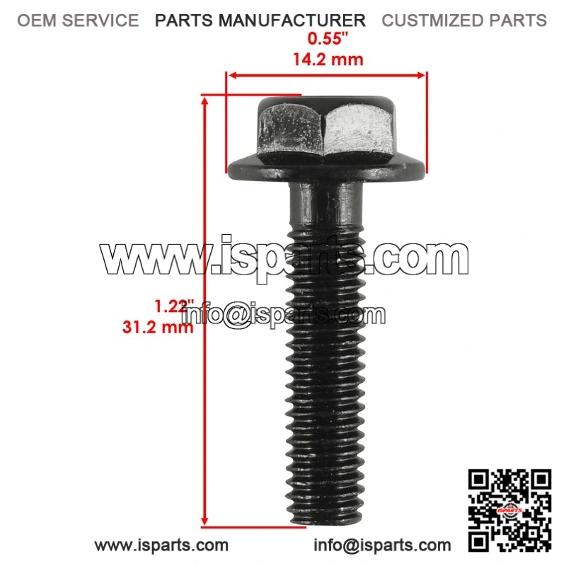 Yamaha 95817-06025-00 91001-06025-00 95812-06025-00 Flanged Head Bolt - Image 2