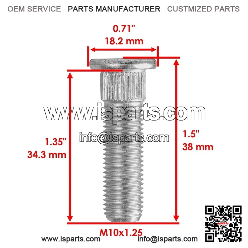 Yamaha Warrior 350 YFM350X 1996-2004 Rear Wheel Studs - Image 2