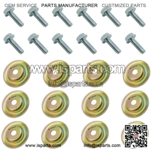 Polaris RZR XP 900 EFI 2011-2012 / M6 X 1.0 Skid Plate Screw Bolt w/ Washer