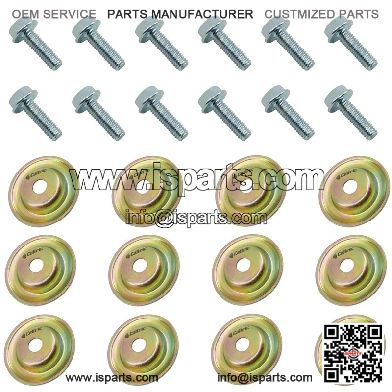 Polaris RZR XP 900 EFI 2011-2012 / M6 X 1.0 Skid Plate Screw Bolt w/ Washer