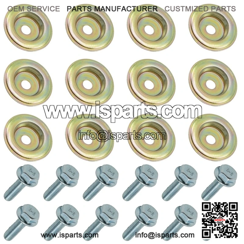Polaris RZR XP 900 EFI 2011-2012 / M6 X 1.0 Skid Plate Screw Bolt w/ Washer - Image 4