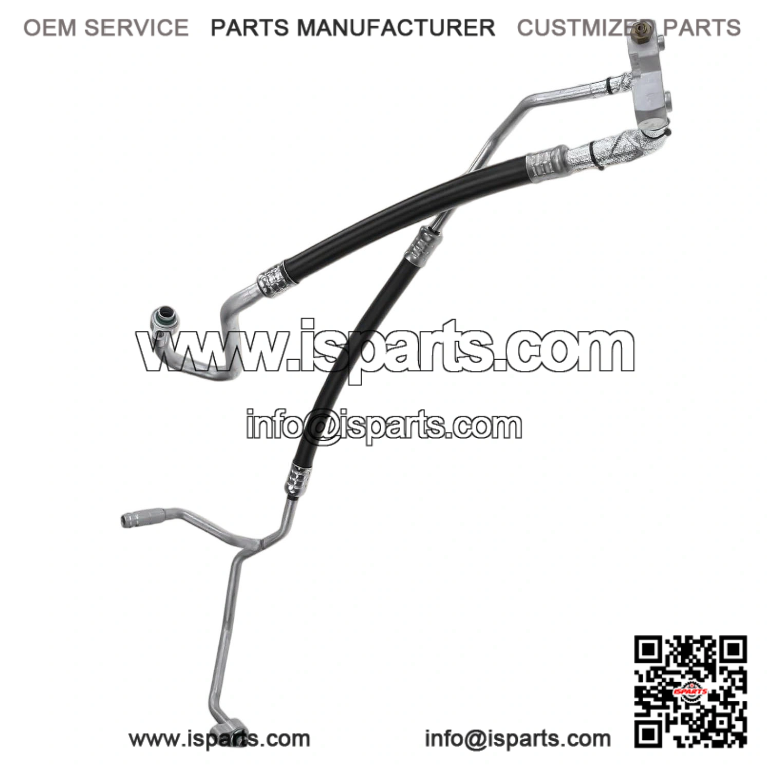 A/C Suction & Discharge Line Hose Assembly for Ford F-250 Super Duty, F-350 Super Duty, F-450 Super Duty, F-550 Super Duty 2003-2007, & Excursion 2003-2005, V8 6.0L, Diesel