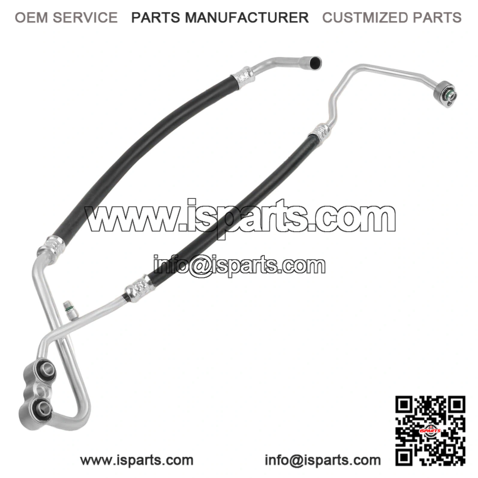 A/C Suction Hose & Discharge Line Hose Assembly for Dodge Ram 2500 2006-2009, Ram 3500 2006-2007, 5.9L 6.7L, Diesel