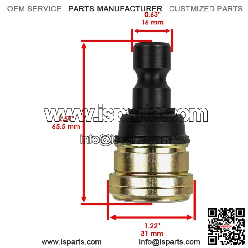 Polaris RZR 800 EFI 2008 2009 2010 2011 2012 2013 2 Upper or Lower Ball Joints - Image 2