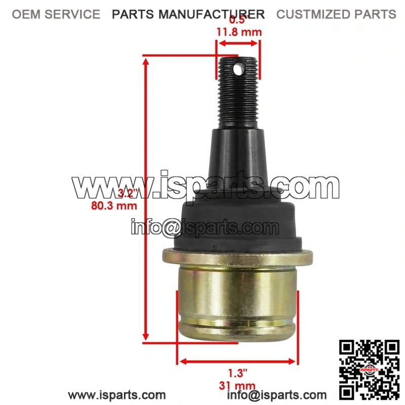 Ski-Doo Renegade X 1200 X 600 X 800R 2010-2018 Front A-Arm Lower Ball Joint - Image 2
