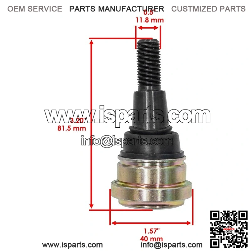 Polaris Ranger XP 1000 / Crew XP 1000 2021-2025 Front Suspension Ball Joint - Image 3