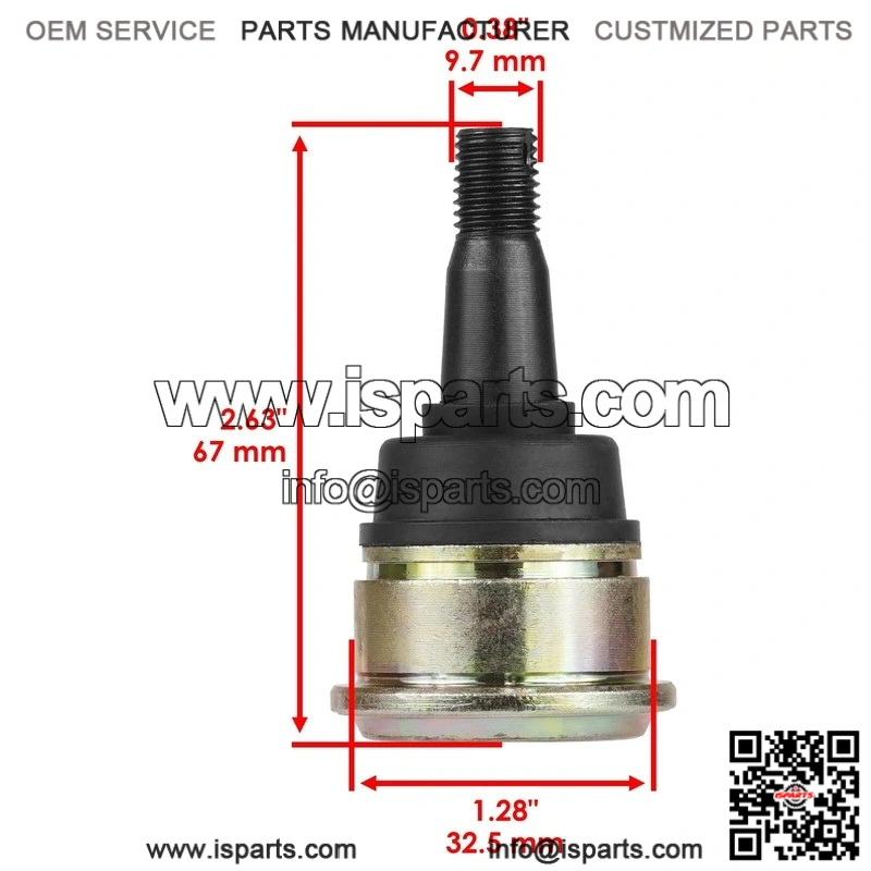Yamaha Grizzly 700 YFM7 YFM700 2007-2012 4 Upper and Lower Ball Joints - Image 3
