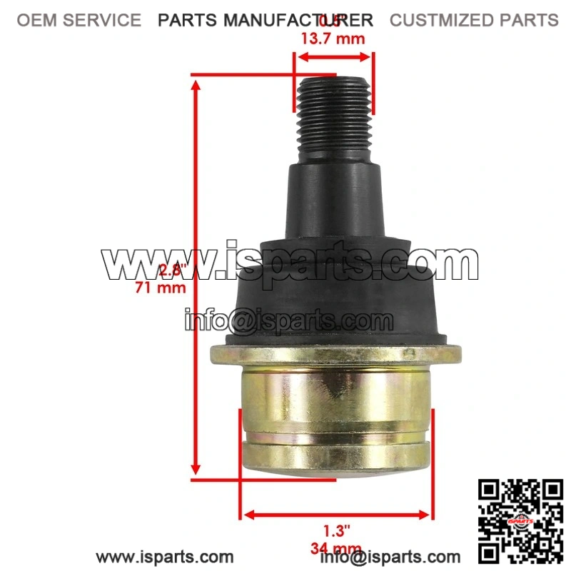 John Deere XUV835E XUV835M XUV835R AUC12838 Front Knuckle Lower Ball Joint - Image 2