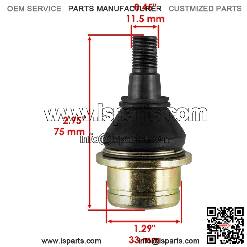 Kawasaki KFX450R KSF450 2008 2009 2010 2011 2012 2013 2014 4 Upper or Lower Ball Joint - Image 2