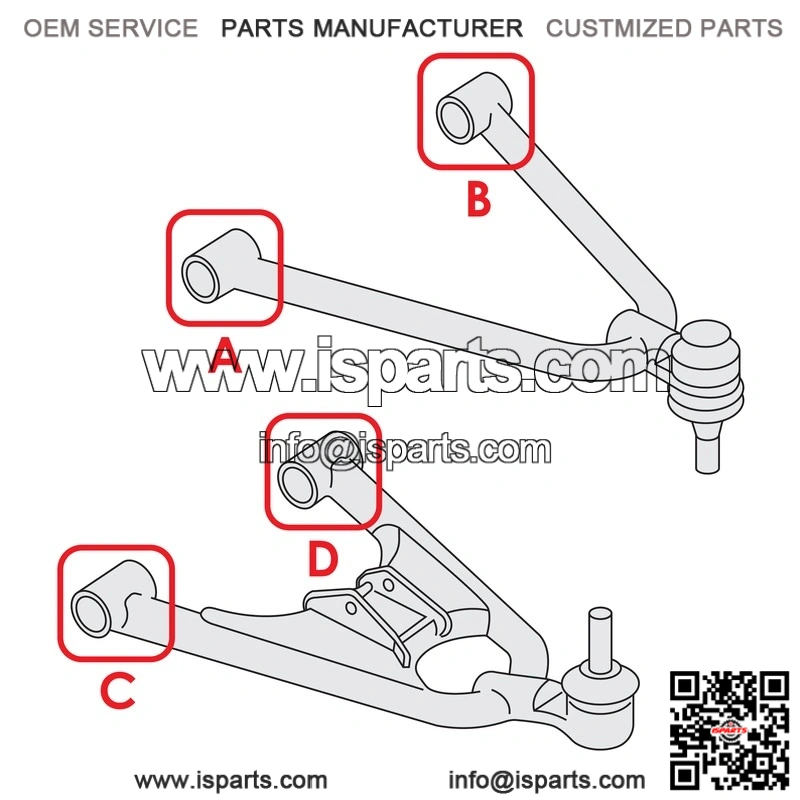 Can-Am Commander Max 1000 2014-2017 Front A-Arm Bushing Ball Joint Kit - Image 2