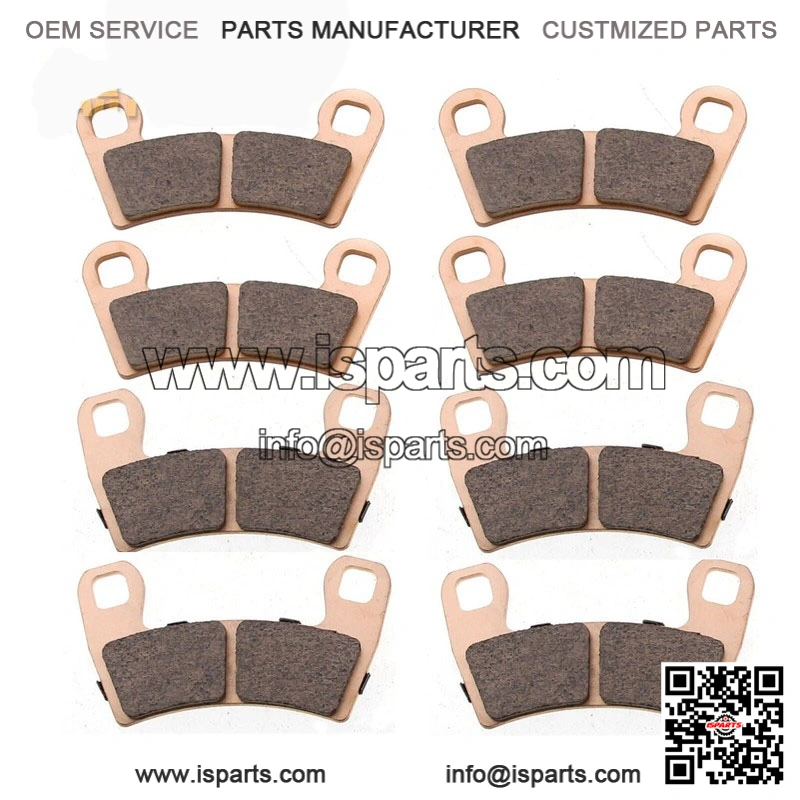 Sintered Front & Rear Brake Pads for Polaris RZR 900 Trail XC Edition EPS (2015-2020) | Fr+R Brake Set