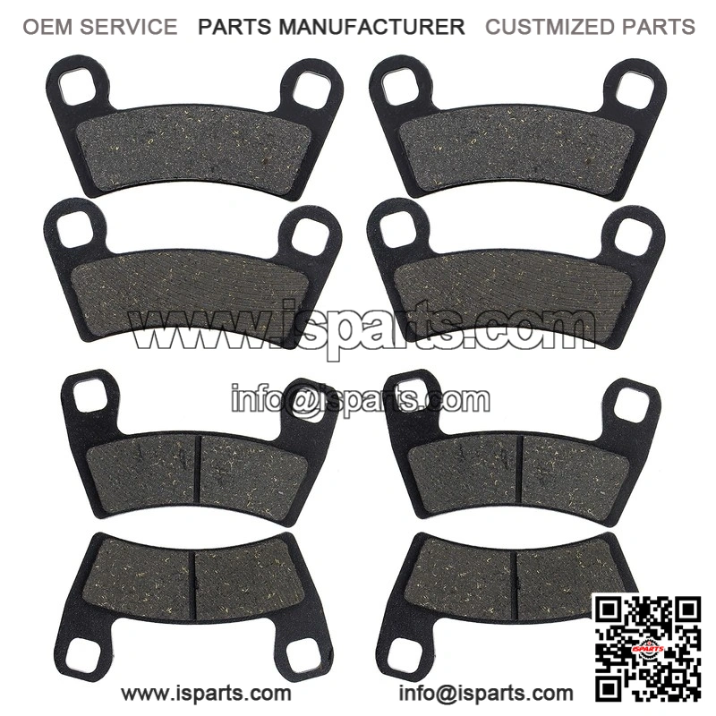 Brake Pads Set for Polaris RZR 900 S & 900 (60 INCH) 2015-2019 | Front and Rear Razor Replacement