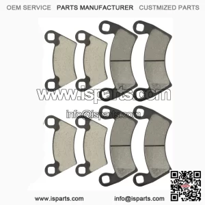 Caltric Front & Rear Brake Pads for Polaris Ranger 700 EFI 4x4 & 6x6 (2008-2009) | Brake Set