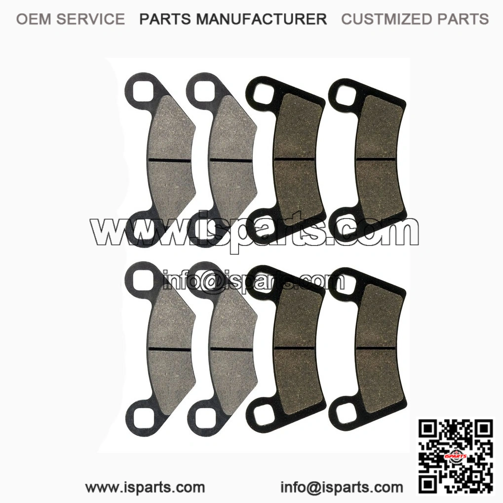 Complete Brake Pad Set for Polaris RZR 800 EFI (2008-2014) | Front and Rear Replacement Pads