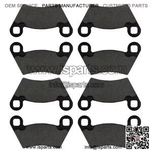 Front & Rear Brake Pads for Polaris Ranger 500, 700 2x4, 4x4, 6x6, XP, EFI, TM (2004-2009) | Universal Fit