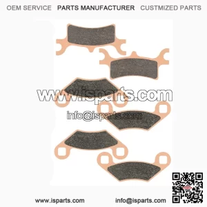 for Polaris Sportsman 700 Mv7 2004 2006 Sintered Front & Rear Brake Pads