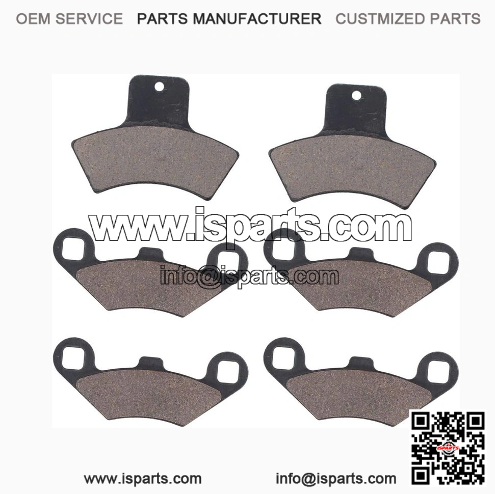 Front & Rear Brake Pads for Sportsman 500 4X4 HO Scrambler 400 Trail Blazer 250