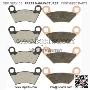 2x Front & Rear Brake Pads for Polaris Sportsman 570 X2 EPS 2015-2016 2018-2021