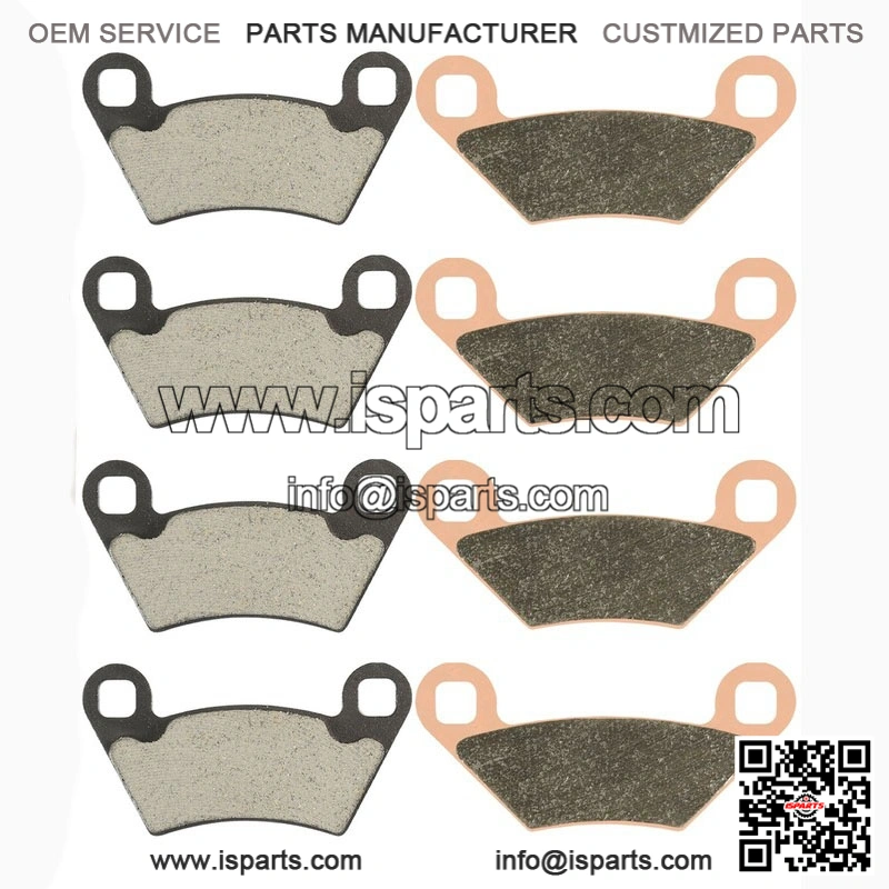 2x Front & Rear Brake Pads for Polaris Sportsman 570 X2 EPS 2015-2016 2018-2021