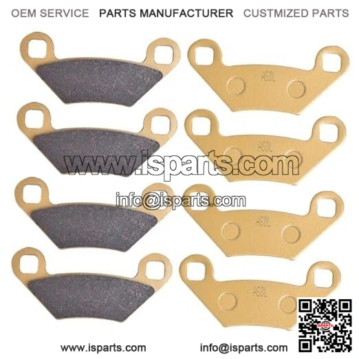 Brake Pads Kit Ceramic Fit for Polaris for Sportsman 1000 XP 2015-2021 for