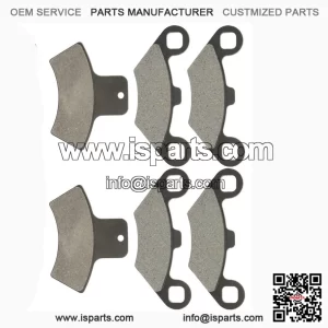Front Rear Brake Pads for Polaris Scrambler 500 1998-2000 /Sportsman 335 1999-00