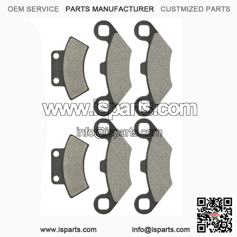 Front Rear Brake Pads for Polaris Sportsman 500 1996 1997