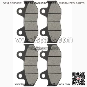 Caltric Front and Rear Brake Pads for for Honda ATC250R 1985 1986