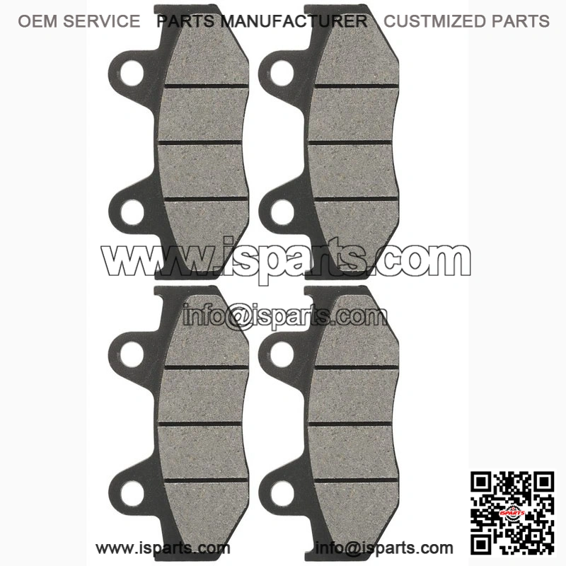 Caltric Front and Rear Brake Pads for for Honda ATC250R 1985 1986