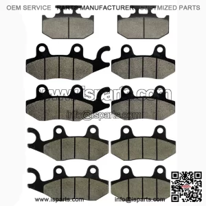 Front Rear And Middle Brake Pads for Rhino 700 YXR700F YXR 700F 2008-2013