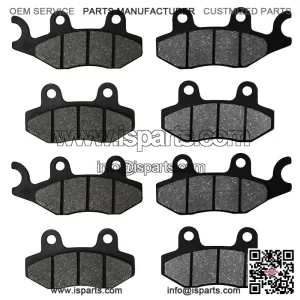 Front&Rear Brake Pads Motorcycle for ATV YXR700F Rhino 700 4x4 Fi 2008-14