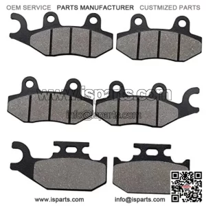 Brake Pads Front & Rear for Rhino 660 YXR660 4x4 2004-2007 Rhino 450