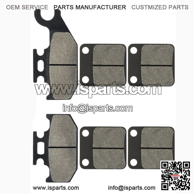 Brake Pads for Grizzly 450 YFM450 4X4 Irs 2007-2008 Front Rear Brakes