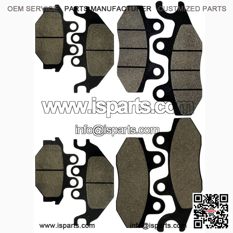 Front Rear Brake Pads for Kawasaki Mule Pro-Fx Pro-Fxt KAF820 2015-2016