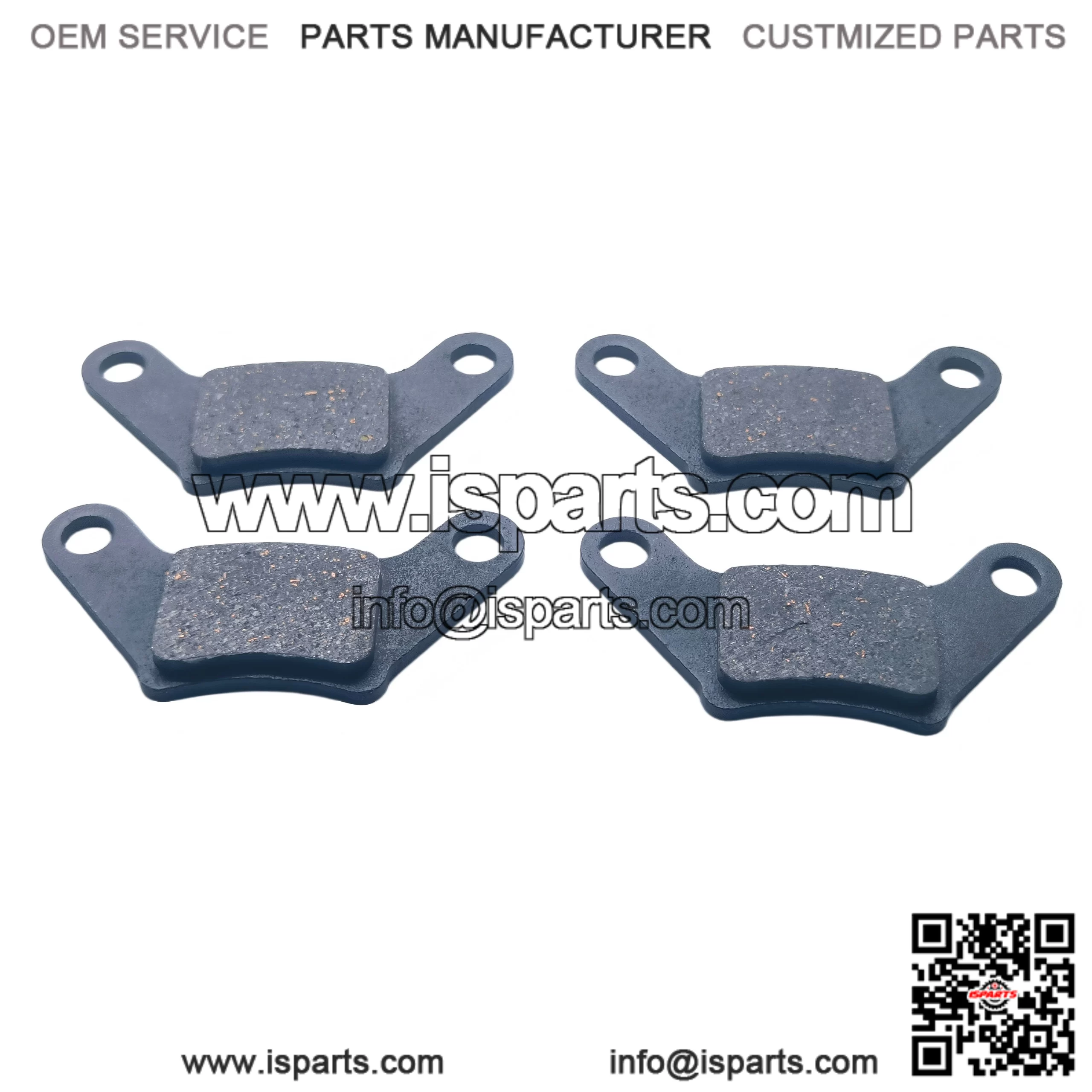 Set of 4 Rear Brake Pads for Casalini Models