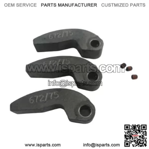 75 Gram Clutch Cam Arms / Weights (3) - New for Arctic Cat Snowmobile, Part 0746-672