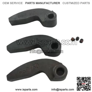60 Gram Clutch Cam Arms / Weights (3) - New for Arctic Cat Snowmobile, Part 0746-669