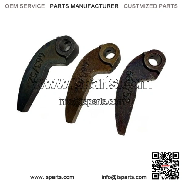 52 gram Clutch Weights with Set Screws - Set of 3 OEM for Arctic Cat Snowmobile (0746-663)