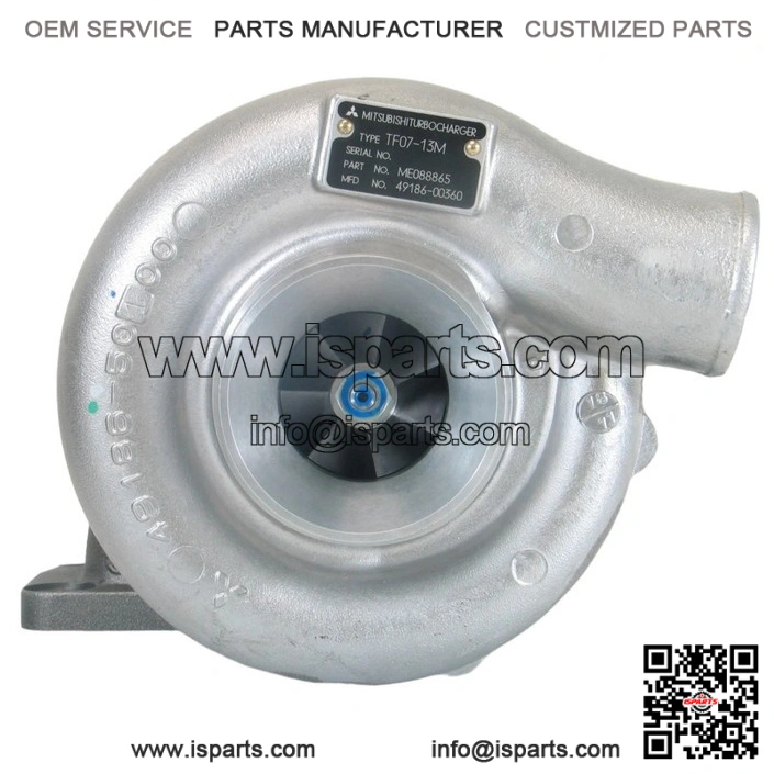 TF07 Turbocharger for Mitsubishi 6D34 Engine in Kobelco SK230 Excavators