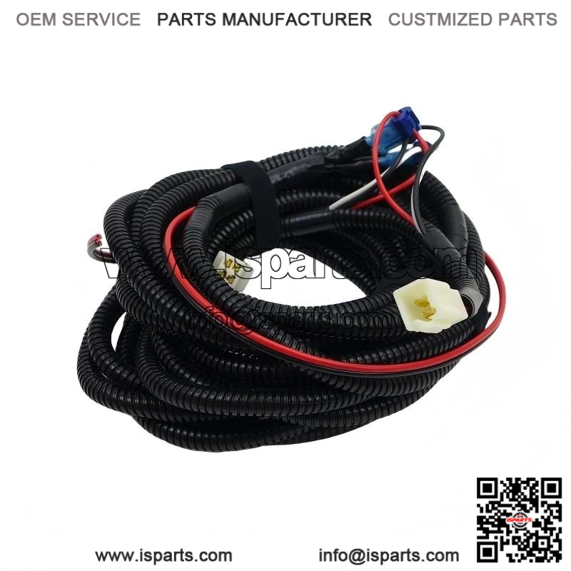 12V Front Add-On Power Harness with 18ft Reverse Lead ?C for Evolution D5 ?C 24-15651-BUL