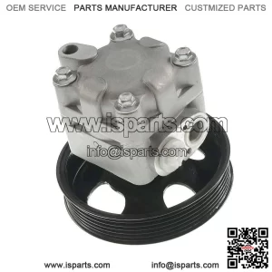 49110-4W000 Power Steering Pump w/ Pulley and Hose Barb for 3.5L Nissan Pathfinder 2001-2004
