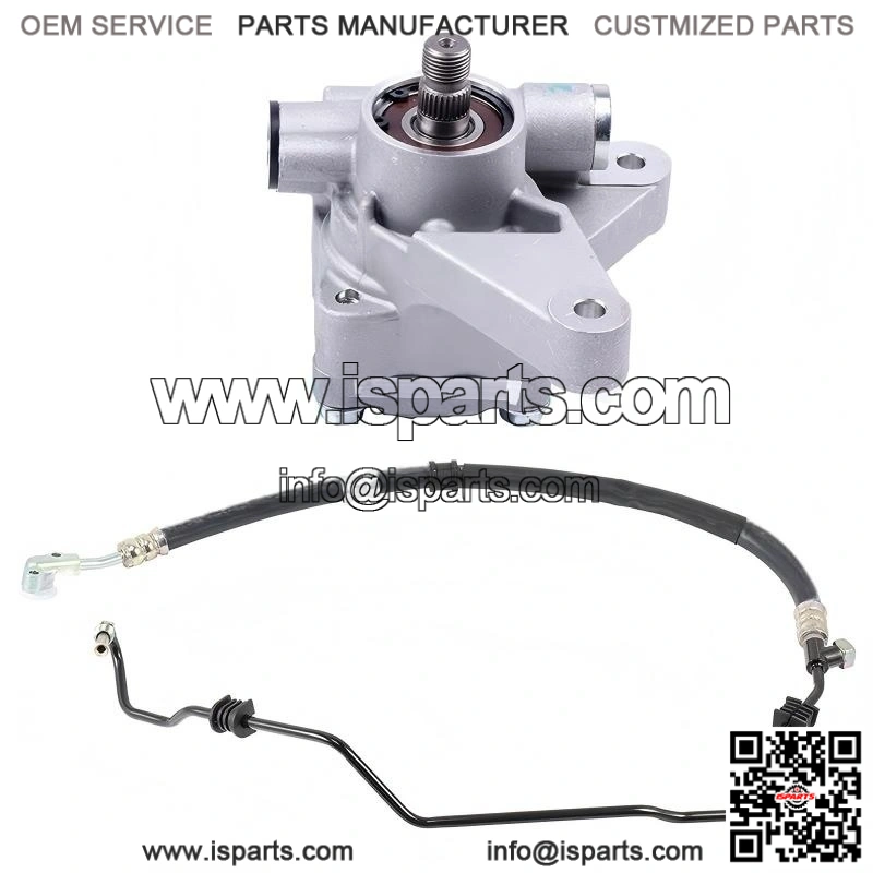 Power Steering Pump with Pressure Line Assembly for 1999-2004 Honda Odyssey