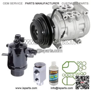 AC Compressor with Repair Kit for Mercedes 420SEL 560SEC
